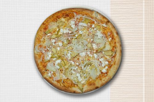 Abbildung von einer Pizza Carciofini